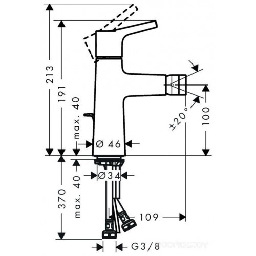 Смеситель Hansgrohe Talis S 72200000