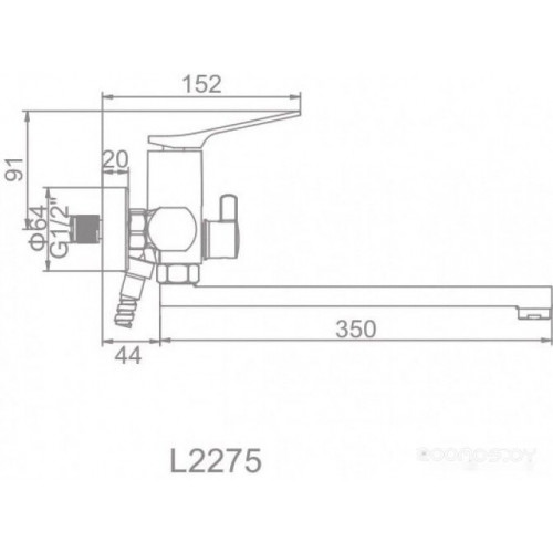 Смеситель Ledeme L2275