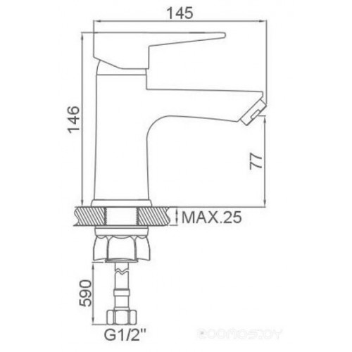 Смеситель Loffrey LF81012B