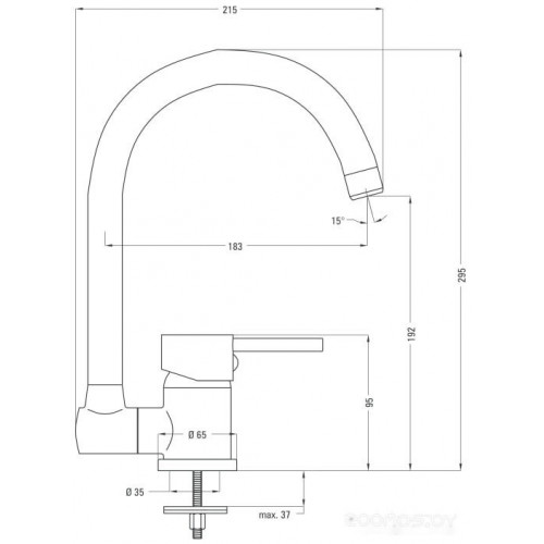 Смеситель Deante Aster BCA 061M