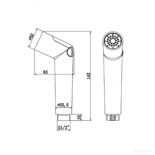 Лейка для гигиенического душа Lemark LM8046C