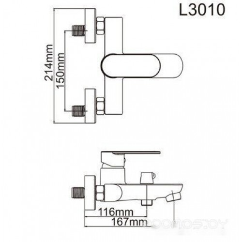 Смеситель Ledeme L3010