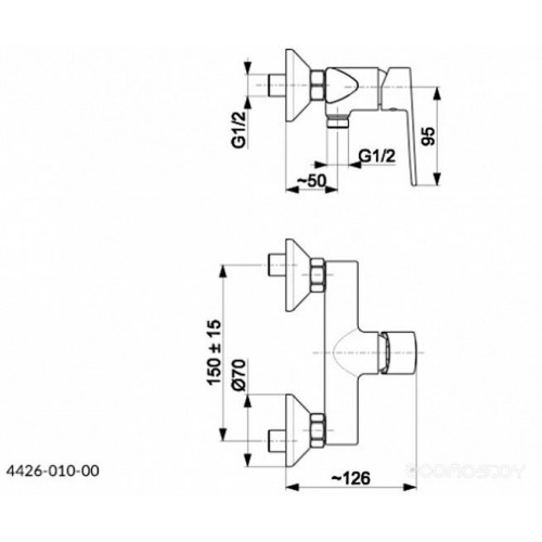 Смеситель Armatura Agat 4426-010-00