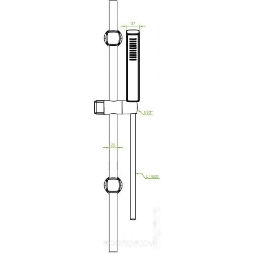 Душевой гарнитур Laveo Pola NAP 01A1