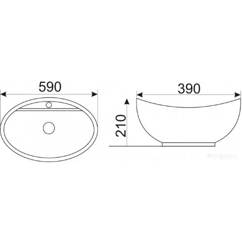 Умывальник CeramaLux N9018