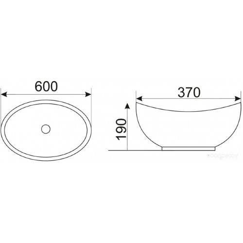 Умывальник CeramaLux N9019