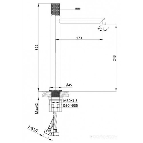 Смеситель Vincea Desire VBF-1D2MB