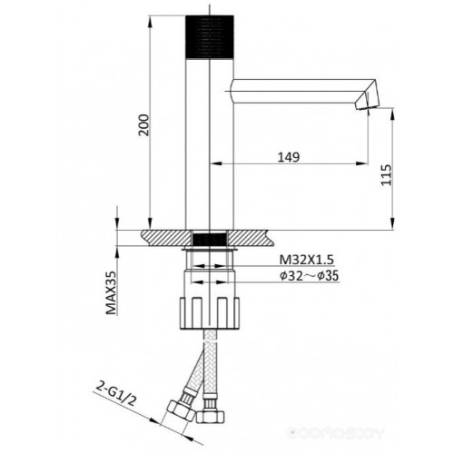 Смеситель Vincea Desire VBF-1D3CH