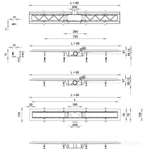 Душевой уголок Ambassador Set 11011205L-ST1