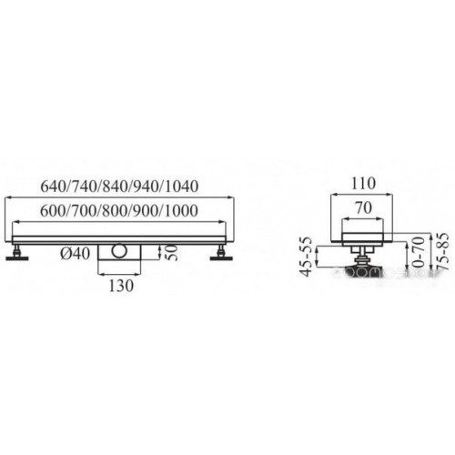 Сифон Calani Linea360 Chrom 90 CAL-G0032