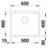 Кухонная мойка Blanco Rotan 500-U 53x46 черный