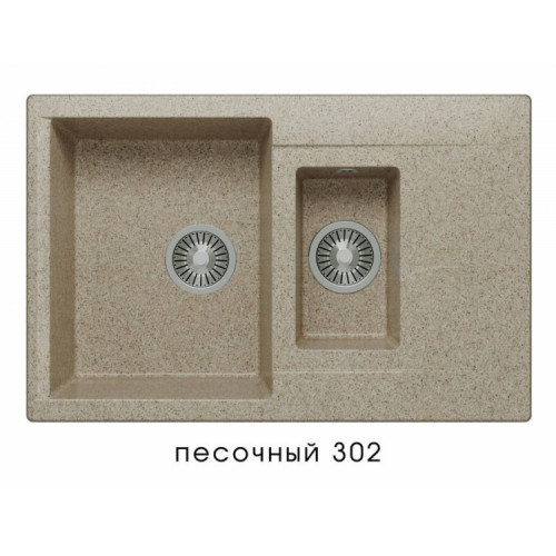 Кухонная мойка Polygran Brig-770 песочный