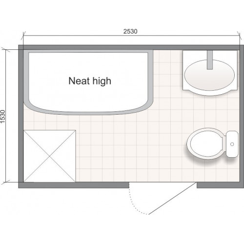 Гидромассажная душевая кабина Domani-Spa Neat High 150x80 прозрачное стекло / черные стенки