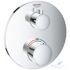 Термостат Grohe Grohtherm 24076000, встраиваемый, на 2 источника