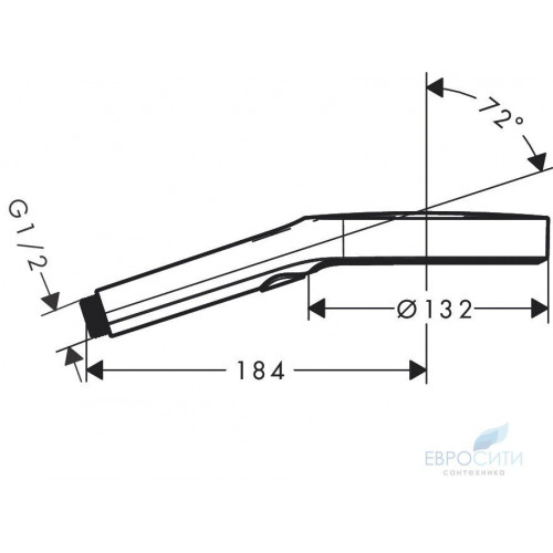 Лейка душевая Hansgrohe Rainfinity 130 3jet 26864000