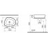Умывальник Vitra Outline 5991B483-0016