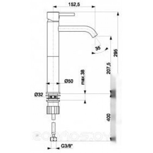 Смеситель Armatura Black 5822-612-81