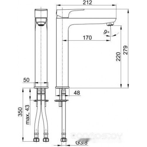 Смеситель Armatura Mokait 5532-612-00