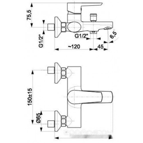 Смеситель Armatura Narva Black 5224-010-81