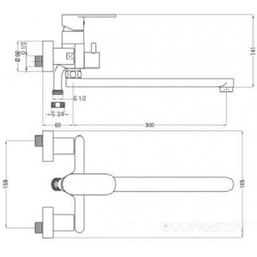 Смеситель Deante Alpinia BGA 056M