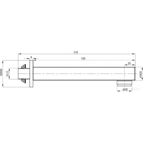 Излив Deante Cascada NAC 082K