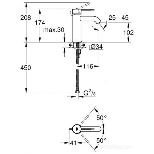 Смеситель Grohe Essence 23590001