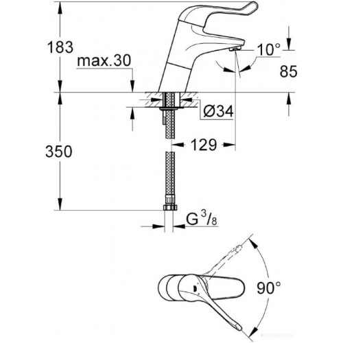 Смеситель Grohe Euroeco Special 32790000