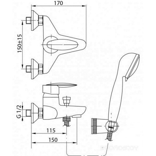 Смеситель Valvex Delta 2450030