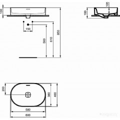 Умывальник Ideal Standard Strada II T360401