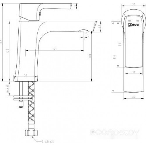 Смеситель Lemark Ursus LM7206BL