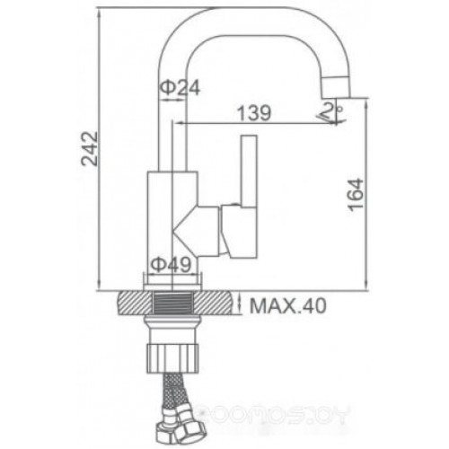 Смеситель Ledeme L1099Z