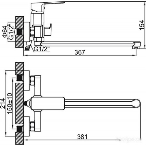 Смеситель Ledeme L2280