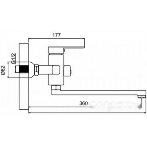 Смеситель Ledeme L72233