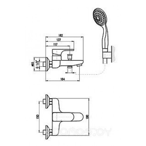 Смеситель Slezak RAV Yukon YU154.5/1