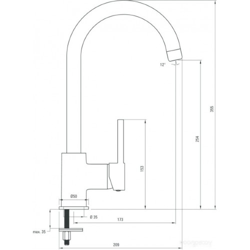 Смеситель Deante Aster BCA 062M