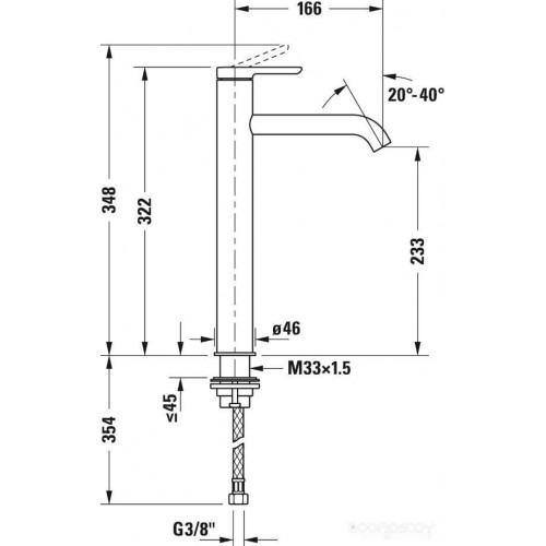 Смеситель Duravit C11040002010