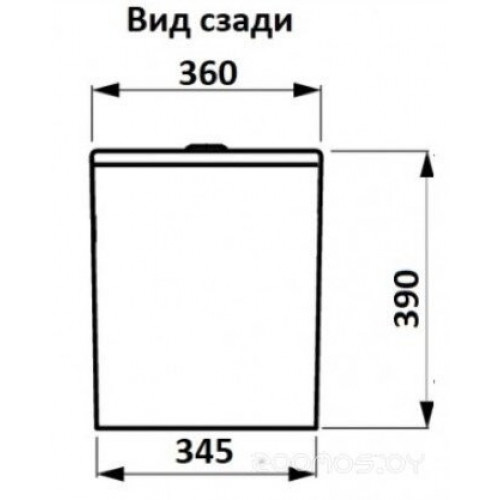 Унитаз CeramaLux 2171MB