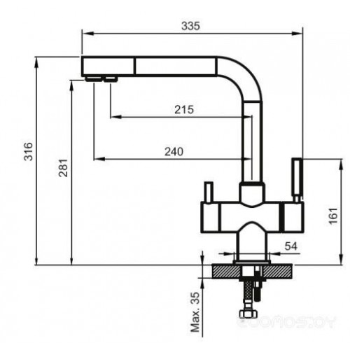 Смеситель Ahti Kemi KM813015