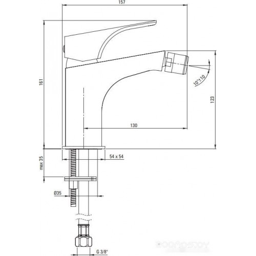 Смеситель Deante Hiacynt Hiacynt BQH 031M