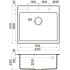 Кухонная мойка Omoikiri Tedori 57-CH 4993985 57x51 шампань