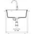 Мойка кухонная GranFest Quarz GF-UR-658 черная