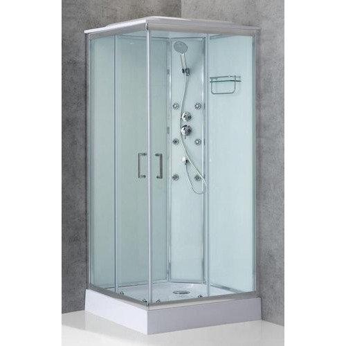 Душевая кабина Belbagno UNO-CAB-A-2-90-C-CR-TOP 90x90 стекла прозрачные