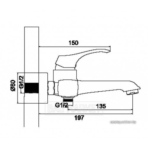 Смеситель для ванной Ledeme L3242 (L3242)