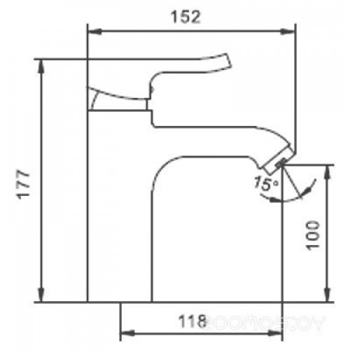 Смеситель Loffrey LF81034