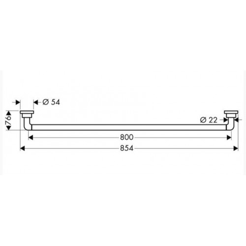 Полотенцедержатель Hansgrohe Axor Citterio 80 41780000