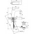 Смеситель для умывальника Ravak FL 013.00 c донным клапаном X070117