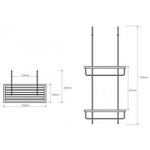 Полка Bemeta Cytro 104702172