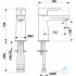Смеситель для умывальника Armatura Neon 5222-813-00 (с донным клапаном Push open)