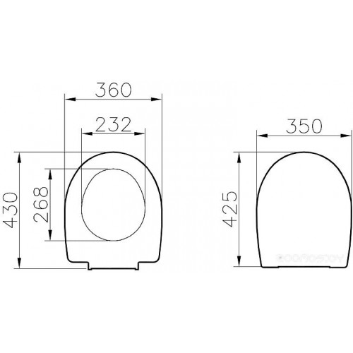 Унитаз Vitra Arkitekt [9005B003-7211]