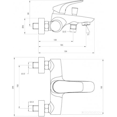 Смеситель Deante Cynia BCY 010M